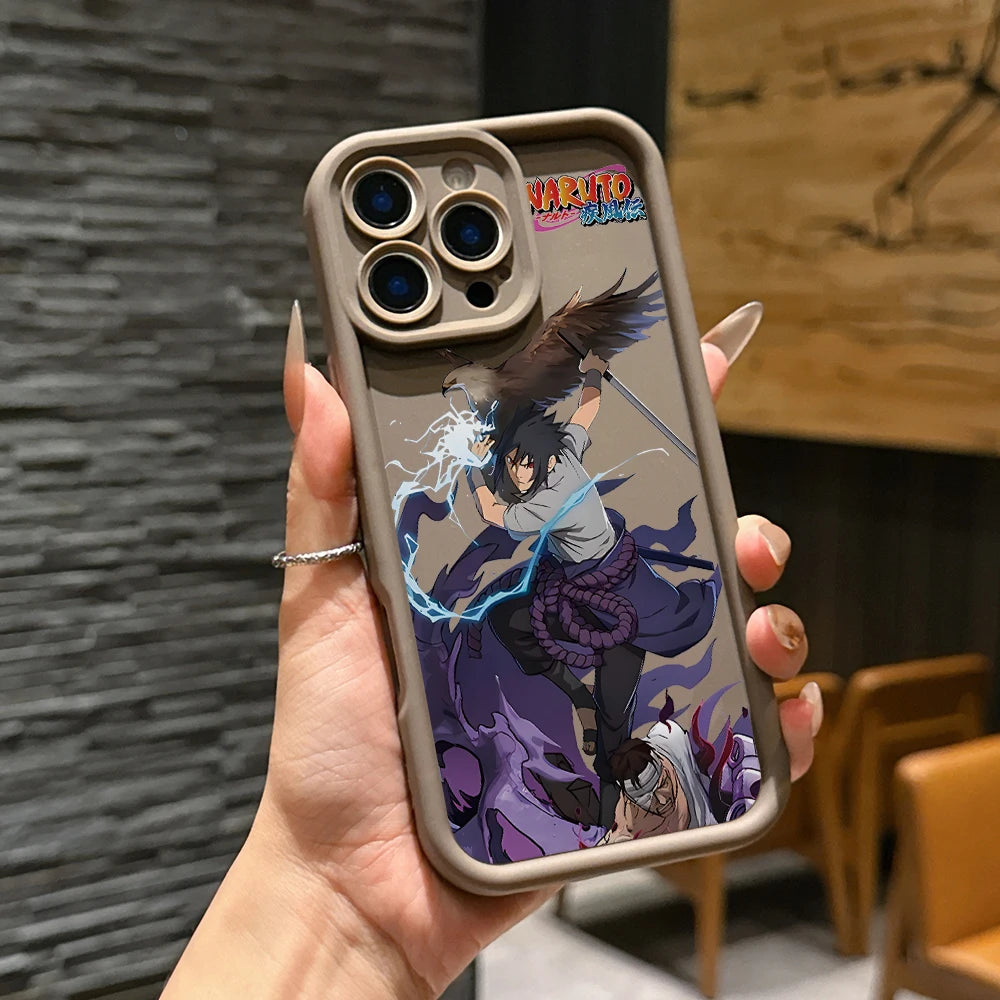 Capa Naruto Sasuke Uchiha para Xiaomi – Proteção e Design Anime