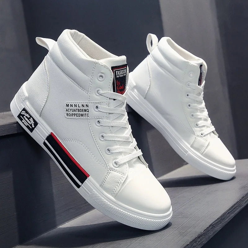Tênis esportivo casual masculino de sola macia, modelo coreano