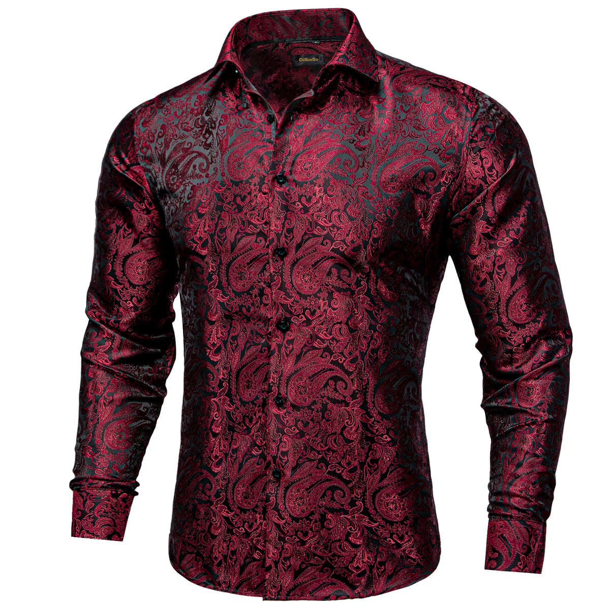 Camisa Masculina Paisley Roxa