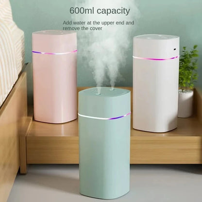 Umidificador USB de Dupla Saída — 600 ml/h