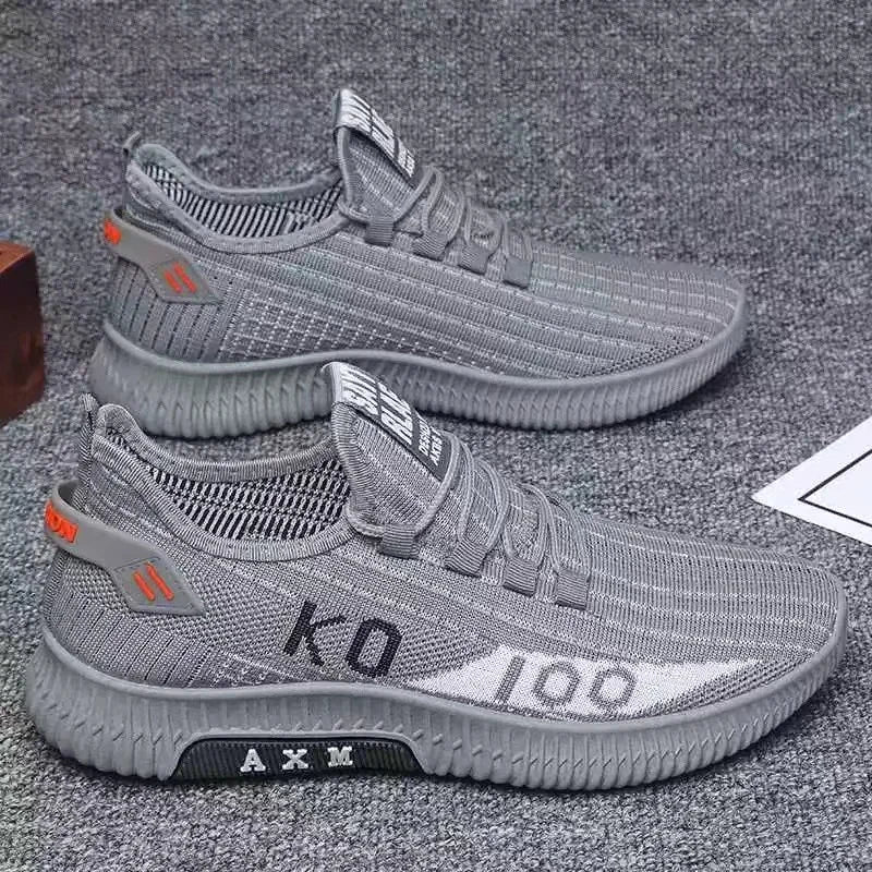 Tênis de malha respirável antiderrapante