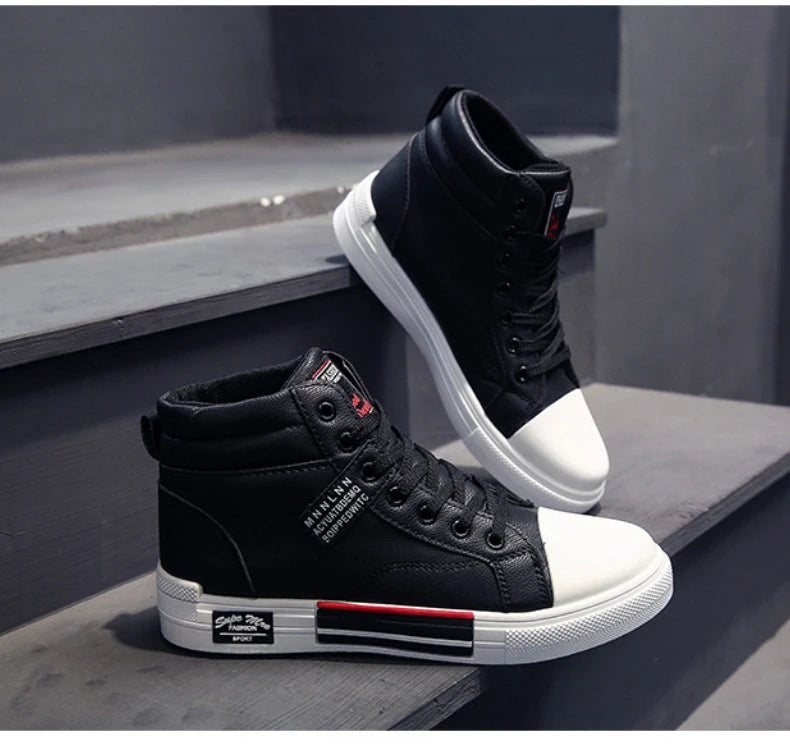 Tênis esportivo casual masculino de sola macia, modelo coreano