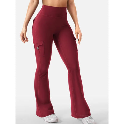 Leggings Femininas de Cintura Alta para Yoga e Fitness — Com Bolsos