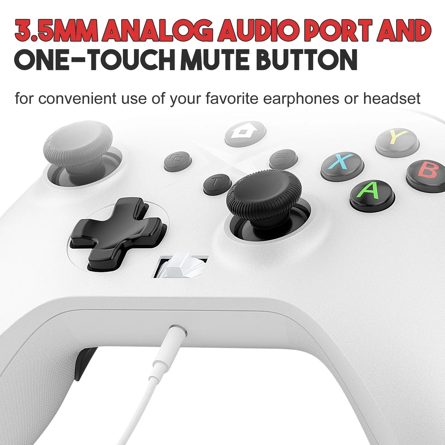 Comando sem fios 2.4G para Xbox One/Slim/Série S/X, consola e PC