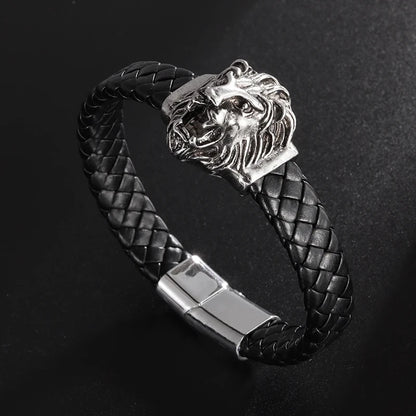 Pulseira punk de camada dupla