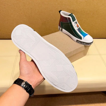 Tênis esportivo masculino de cano alto