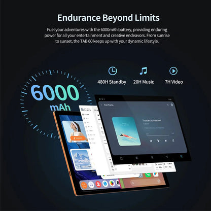 Tablet BDF I17 10,1″ — 6 GB RAM, 128 GB, 4G, Dual SIM e Android 13