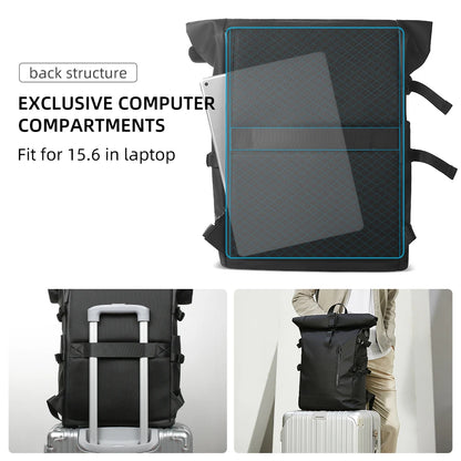 Mochila de viagem expansível HK