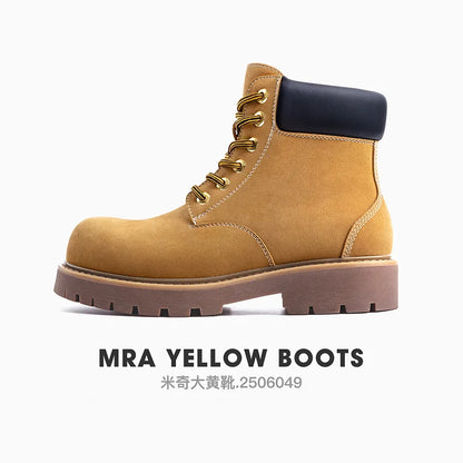 Botas Masculinas de Trabalho Mr.A — Cano Alto, Impermeáveis e Confortáveis