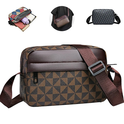 Bolsa Masculina Tiracolo em Couro PU — Casual e Versátil