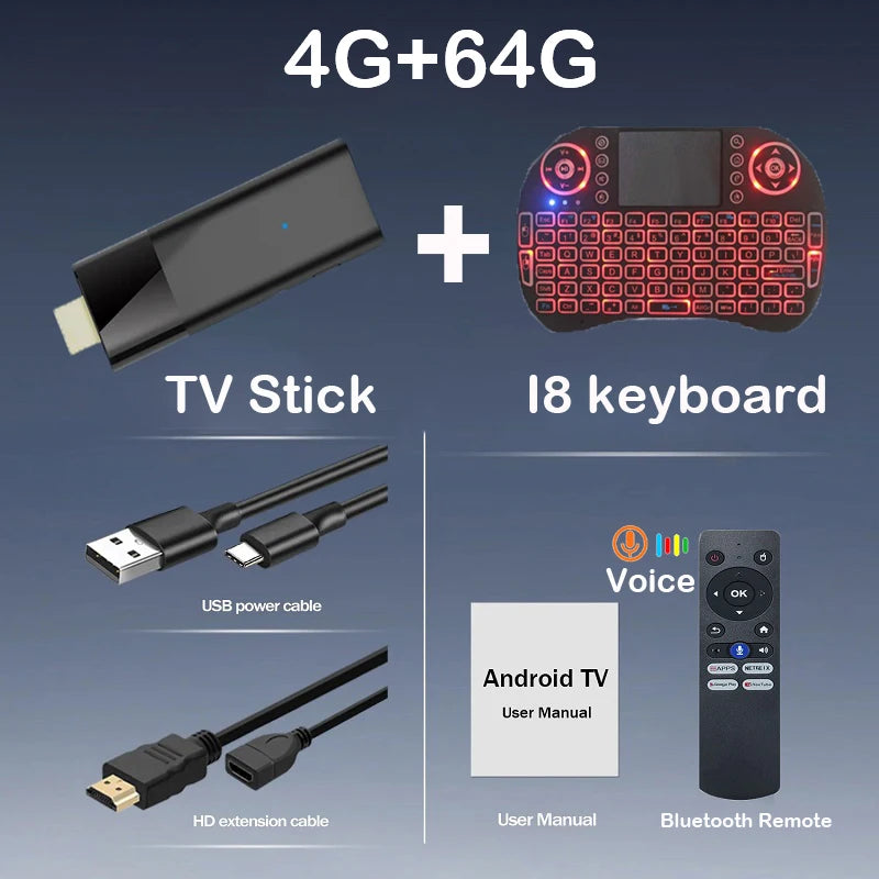 Q12 Mini TV Stick Android 14
