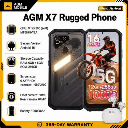 AGM X7 — Smartphone Robusto