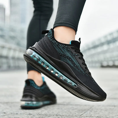 Tênis de corrida leve malha casuais