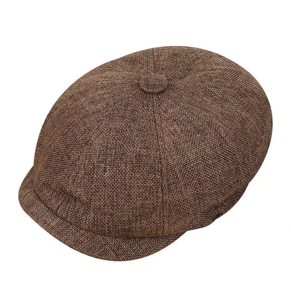 Chapéu clássico vintage tweed peaky