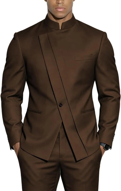 Fato Masculino de 2 Peças WSMDA — Gola Alta