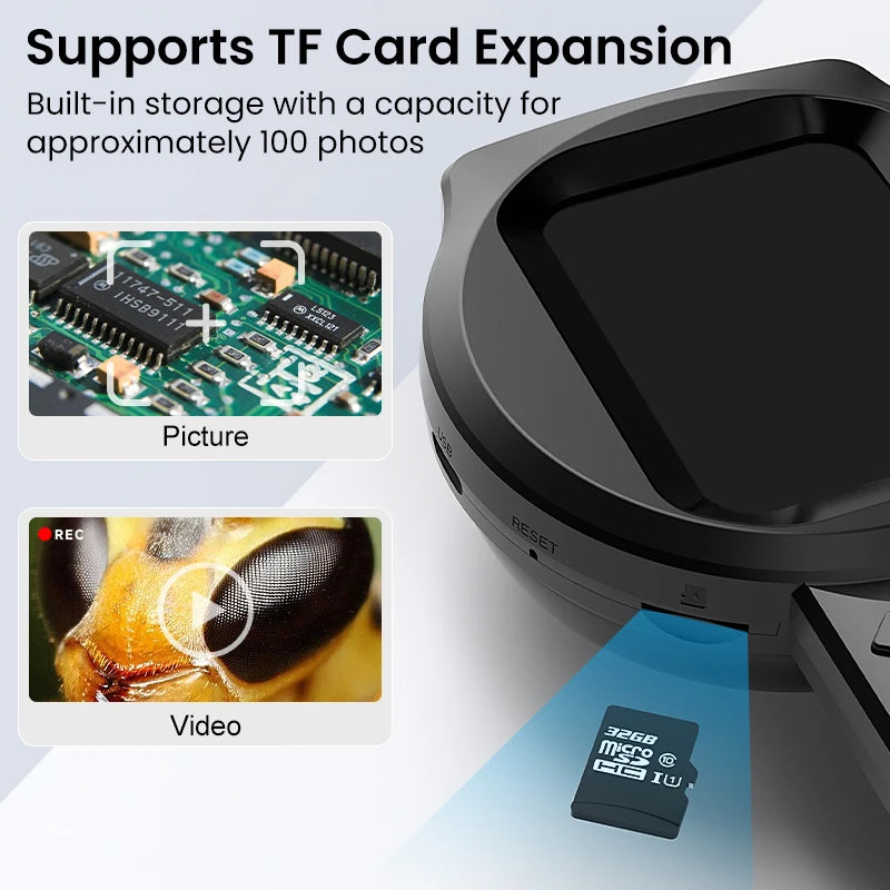 Lupa digital ips de 2.8 polegadas