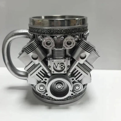 Caneca ResinCup V6/V8 em Aço Inoxidável