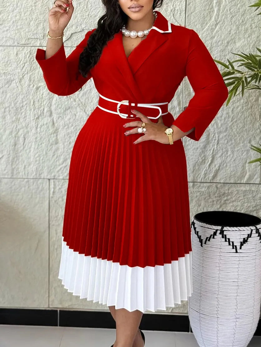 Vestido de manga comprida