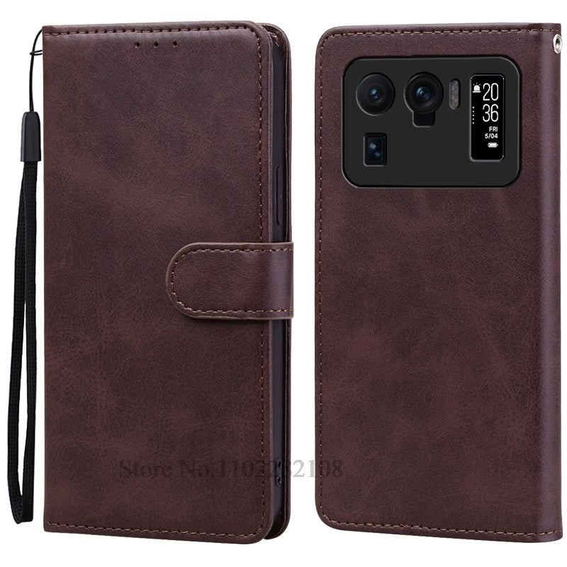Capa Carteira em PU para Xiaomi Mi 11 Ultra
