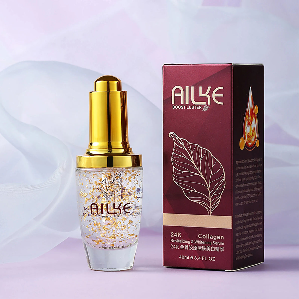 Sérum Facial AILKE com Colagénio