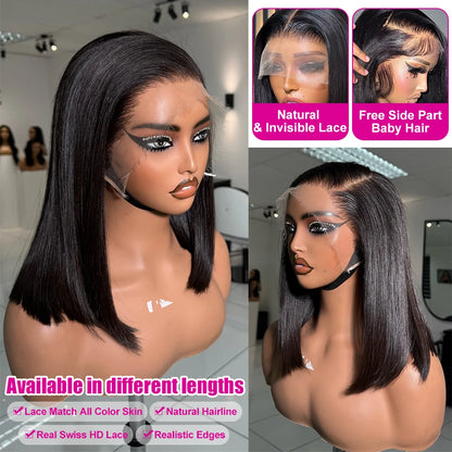 Perucas de cabelo humano de renda frontal