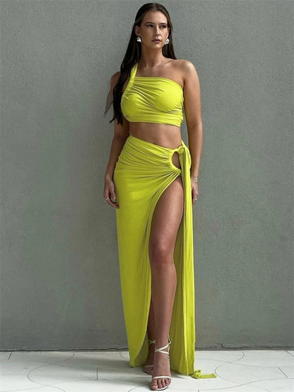 Vestido sem mangas sem costas