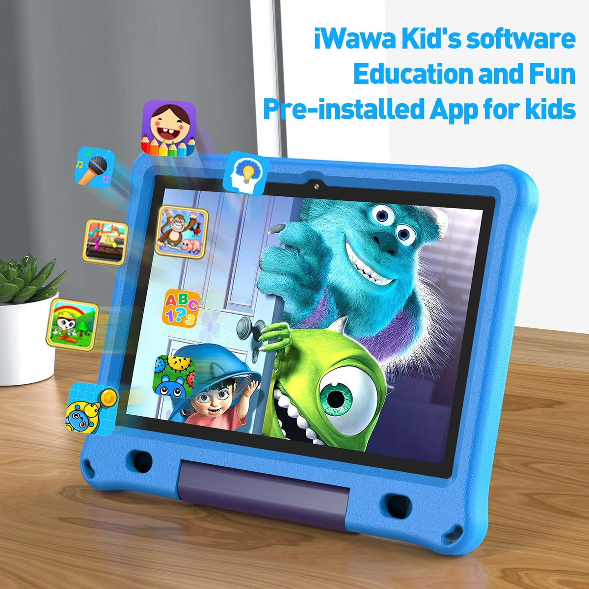 Tablet Infantil PRITOM 10,1” com 3 GB RAM e 64 GB