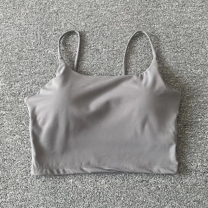 Tops acolchoada bralette