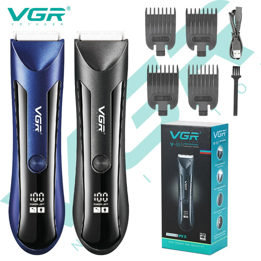 Aparador de pelos corporais recarregáveis VGR 951