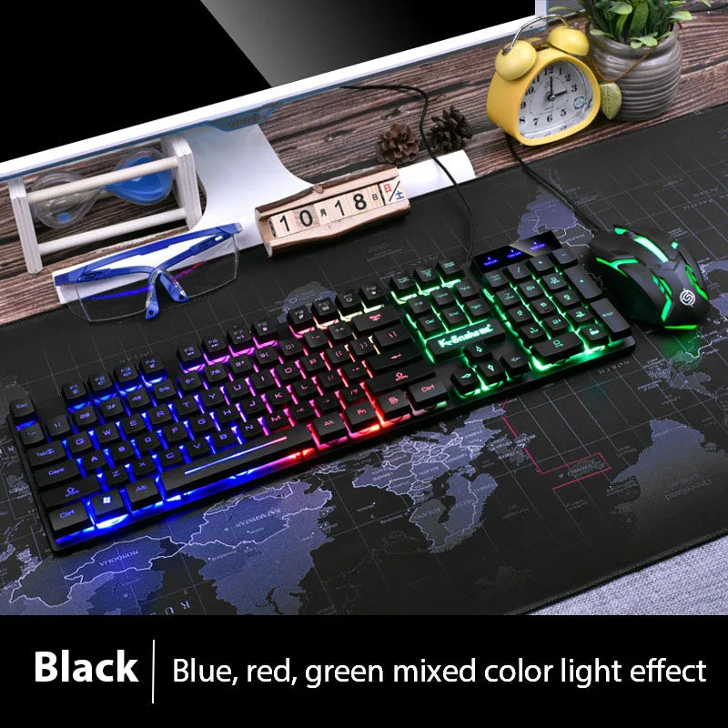 Conjunto de teclado e mouse KM320