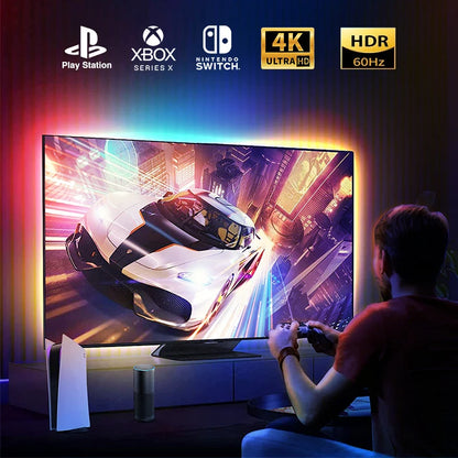 Retroiluminação ambiente para Tv inteligente