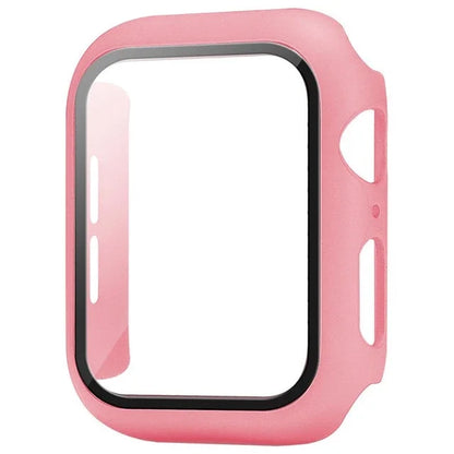 Película protetora de vidro + capa para Apple Watch