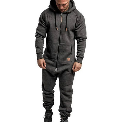 Conjunto Masculino de Moletom com Capuz e Calças