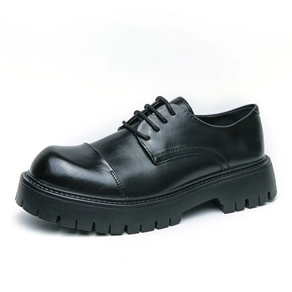 Sapato Estilo britânico de fundo grosso