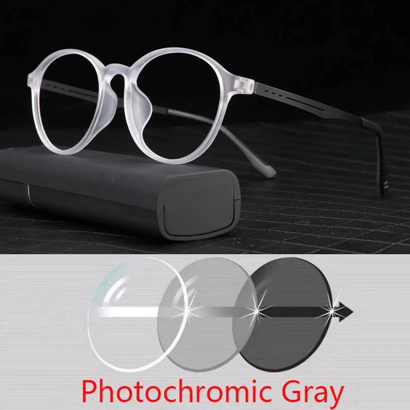 Óculos de miopia redondos vintage