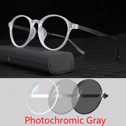 Óculos de miopia redondos vintage