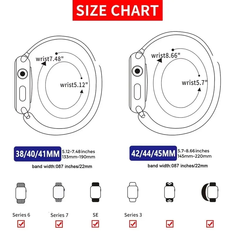 Pulseira Milanese Loop para Apple Watch
