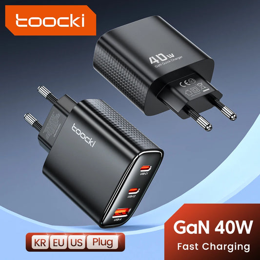 Carregador USB Toocki, Dual Type C