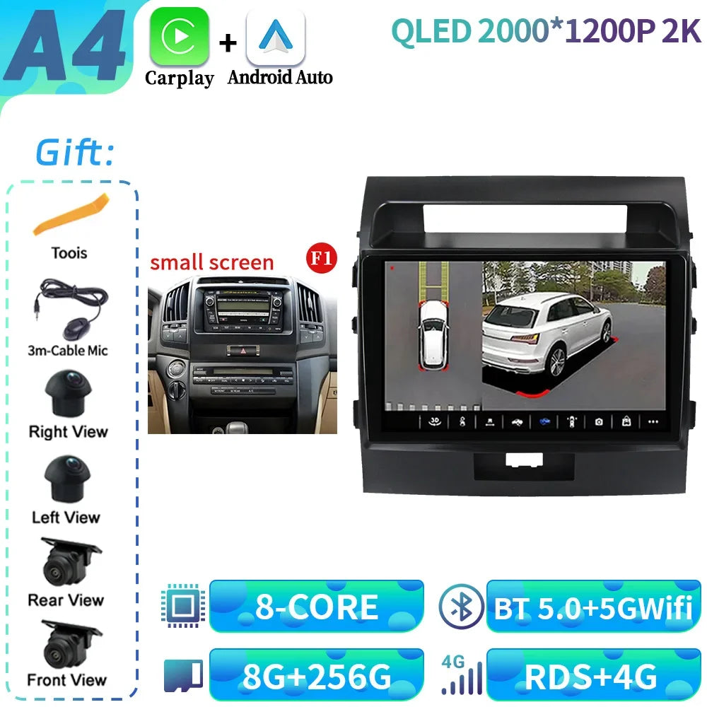 Rádio para Toyota land cruiser 11 200 2007-2015