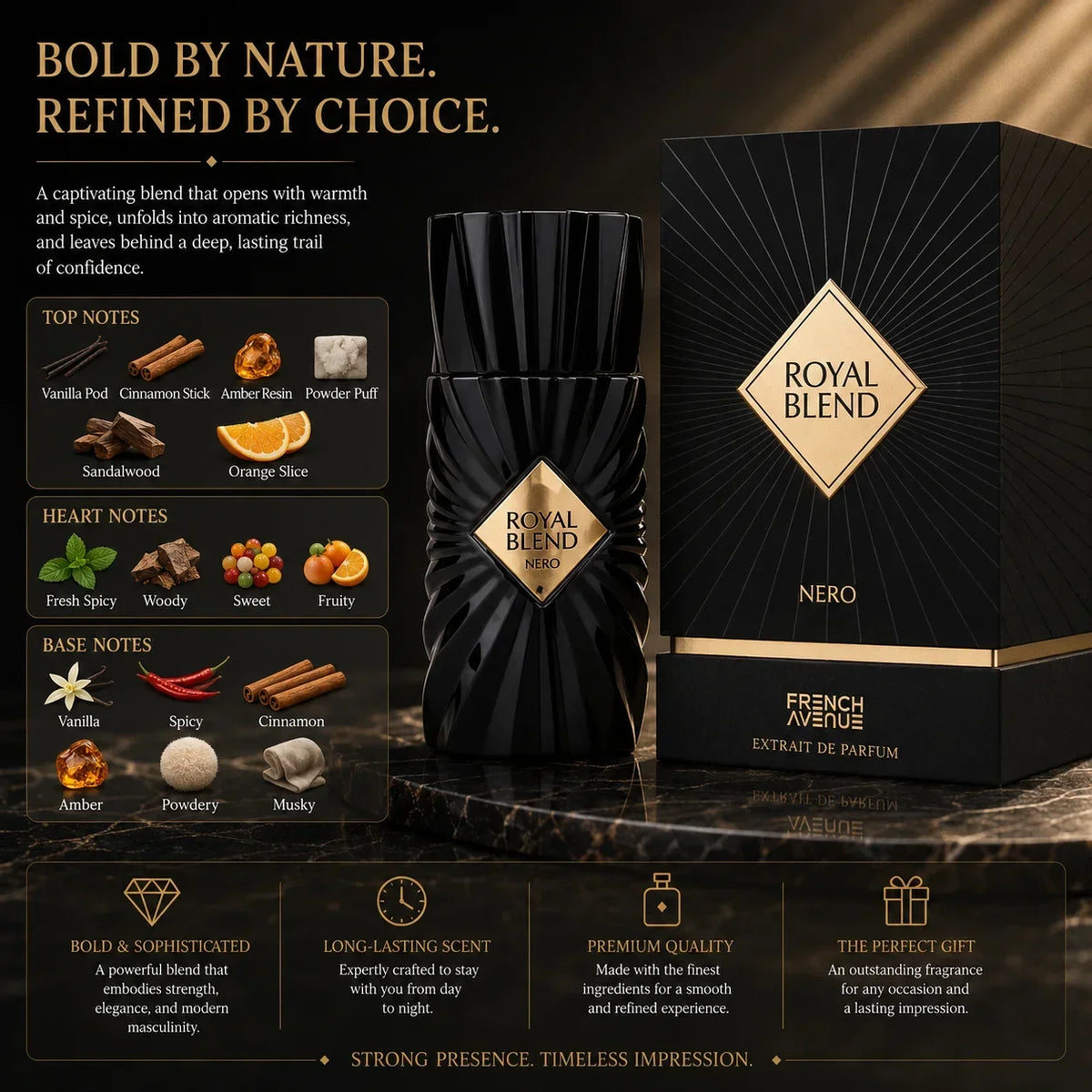 Royal Blend Nero Sequoia Bourbon Vintage 80 ml