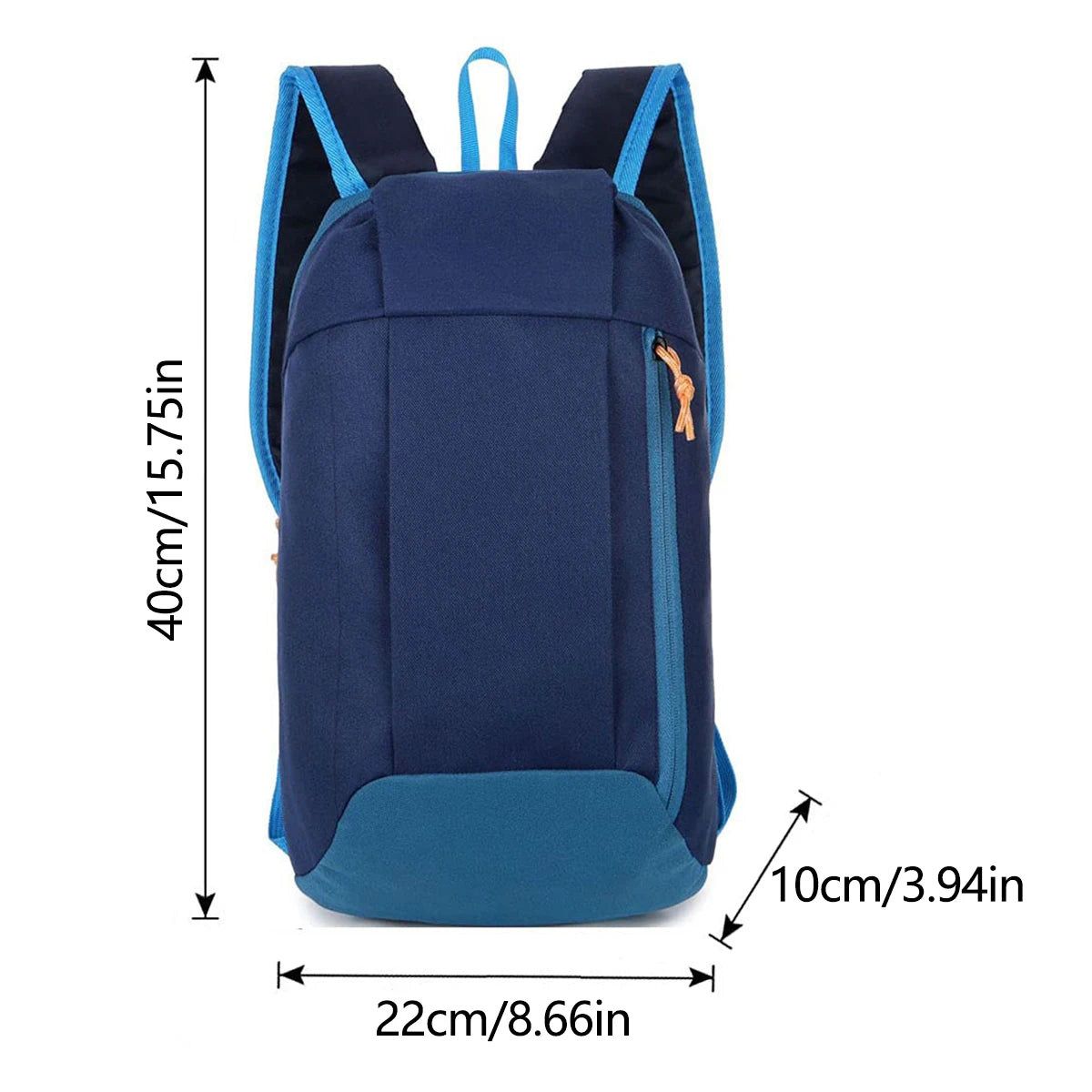 Mochila leve para pequenos desportos