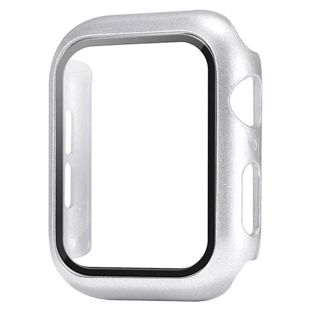 Película protetora de vidro + capa para Apple Watch