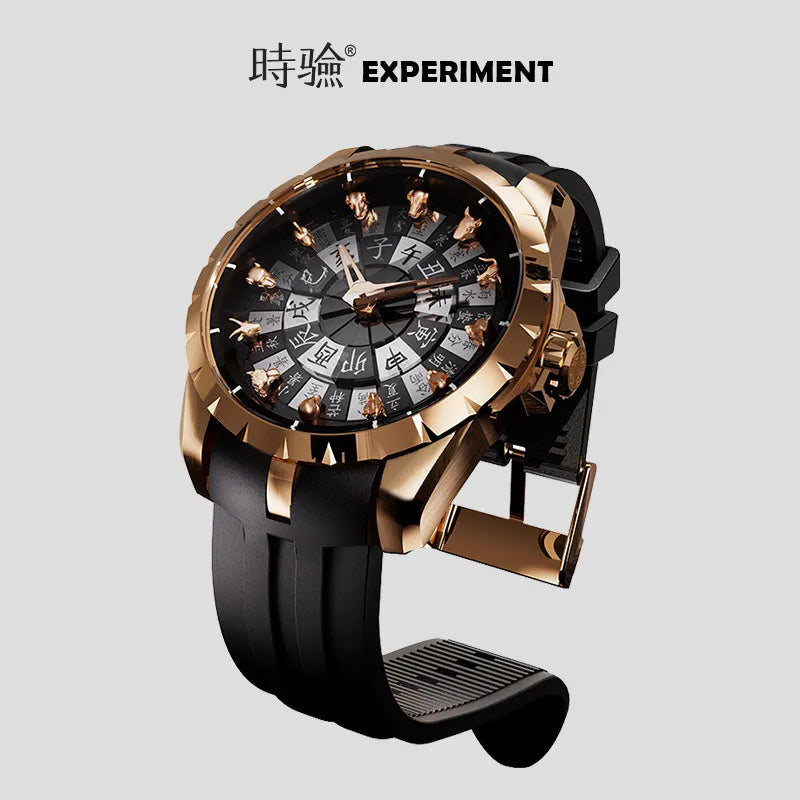 Relógio Masculino The Great Qin Empire – Estilo Chinês e Ano da Serpente