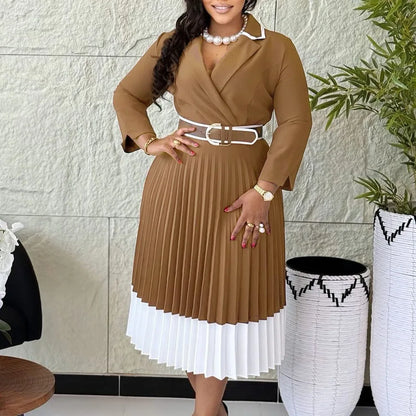 Vestido de manga comprida