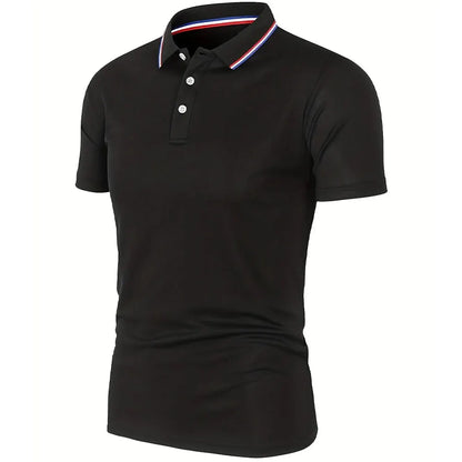 Camisa polo cor sólida