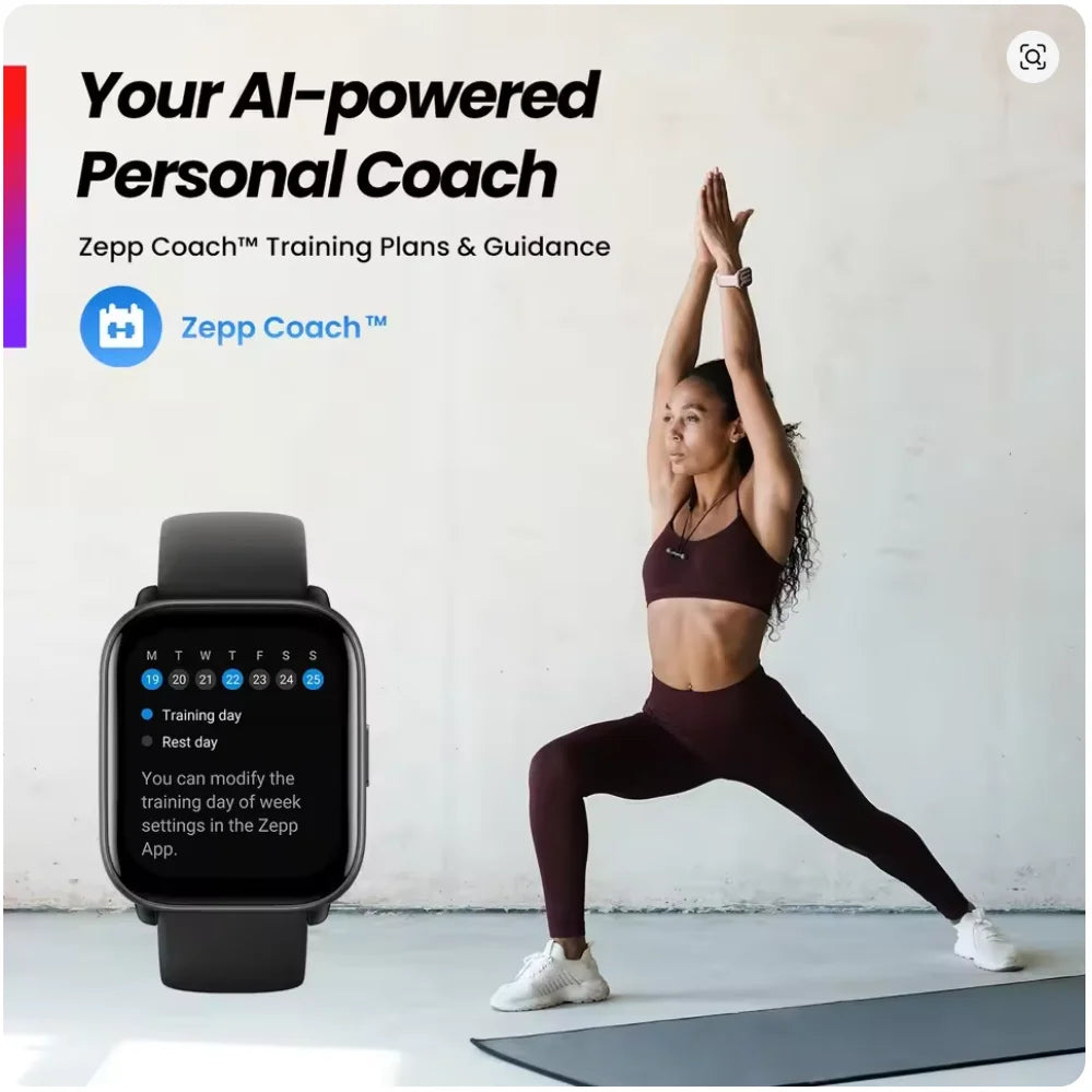Smartwatch Amazfit Active 42 mm com GPS e Autonomia de até 14 Dias