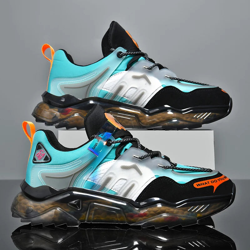 Tênis de corrida leve malha casuais