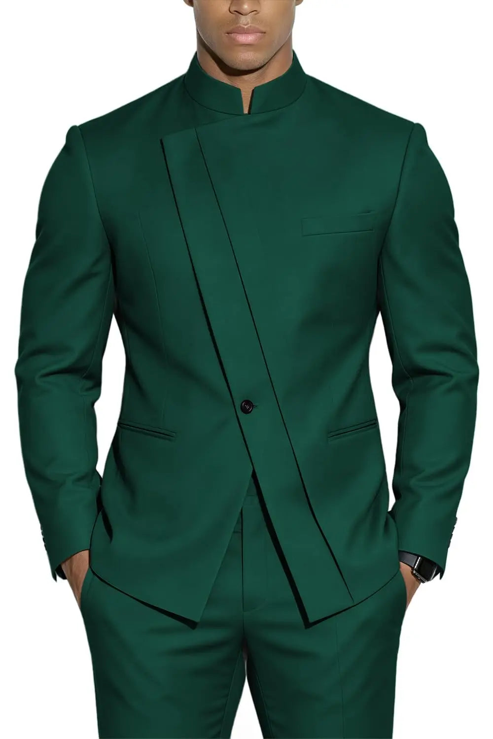 Fato Masculino de 2 Peças WSMDA — Gola Alta