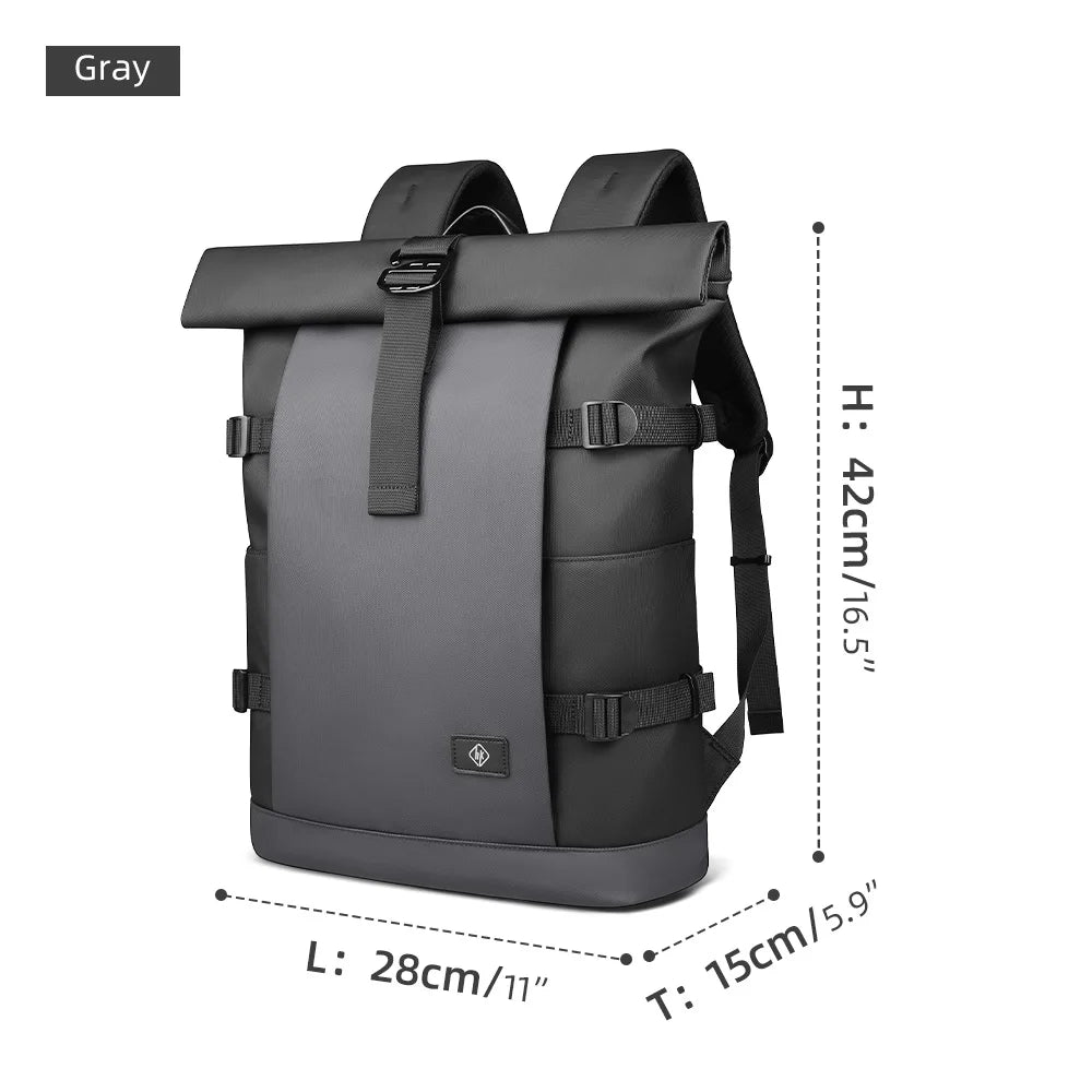 Mochila roll-top à prova d'água hk