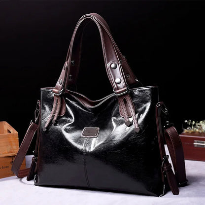 Bolsas de couro macio vintage